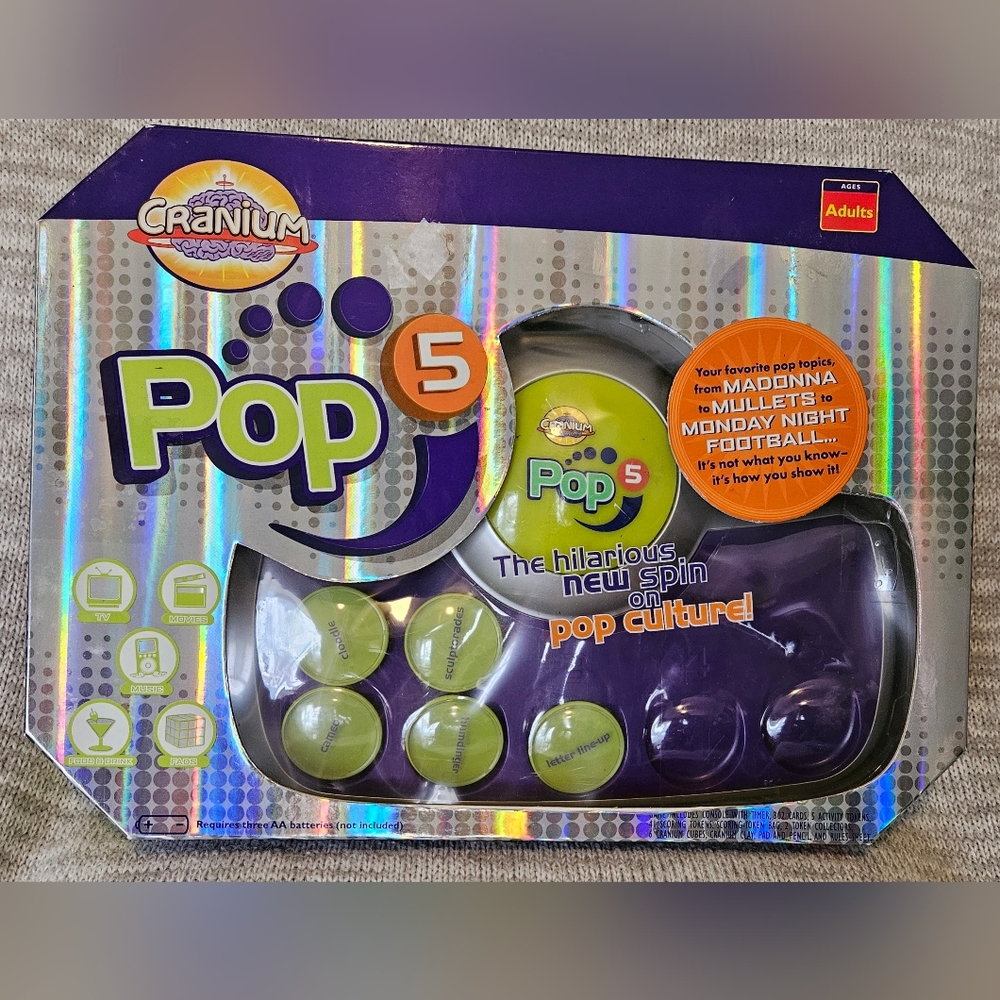 Cranium pop 5 pop culture game New in box (gd key)